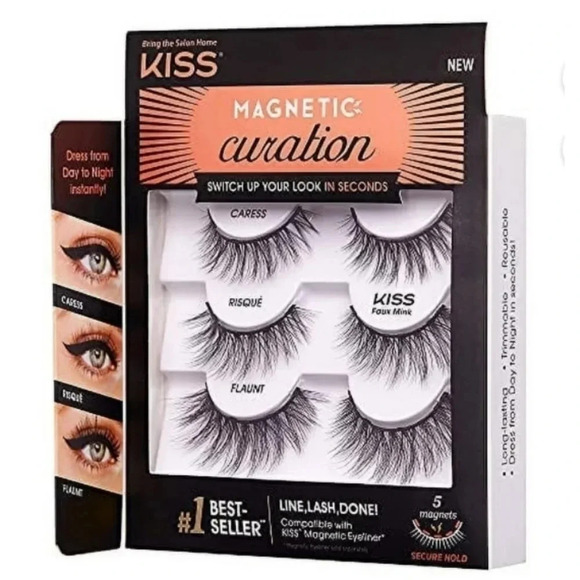 KISS Magnetic Curation False Eyelashes - Picture 1 of 6